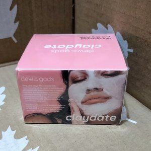 Dew of the Gods Claydate Hya-activated Pink Clay Mask 4.2oz MSRP $42 ~ New Box